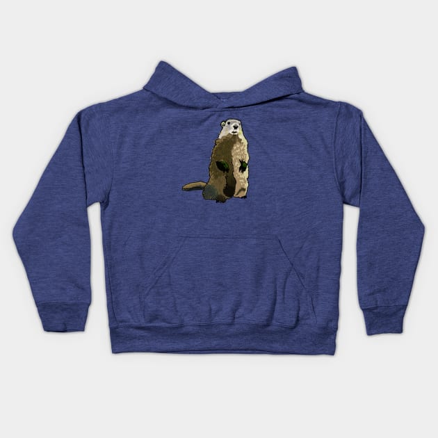 Groundhog Kids Hoodie by SPINADELIC